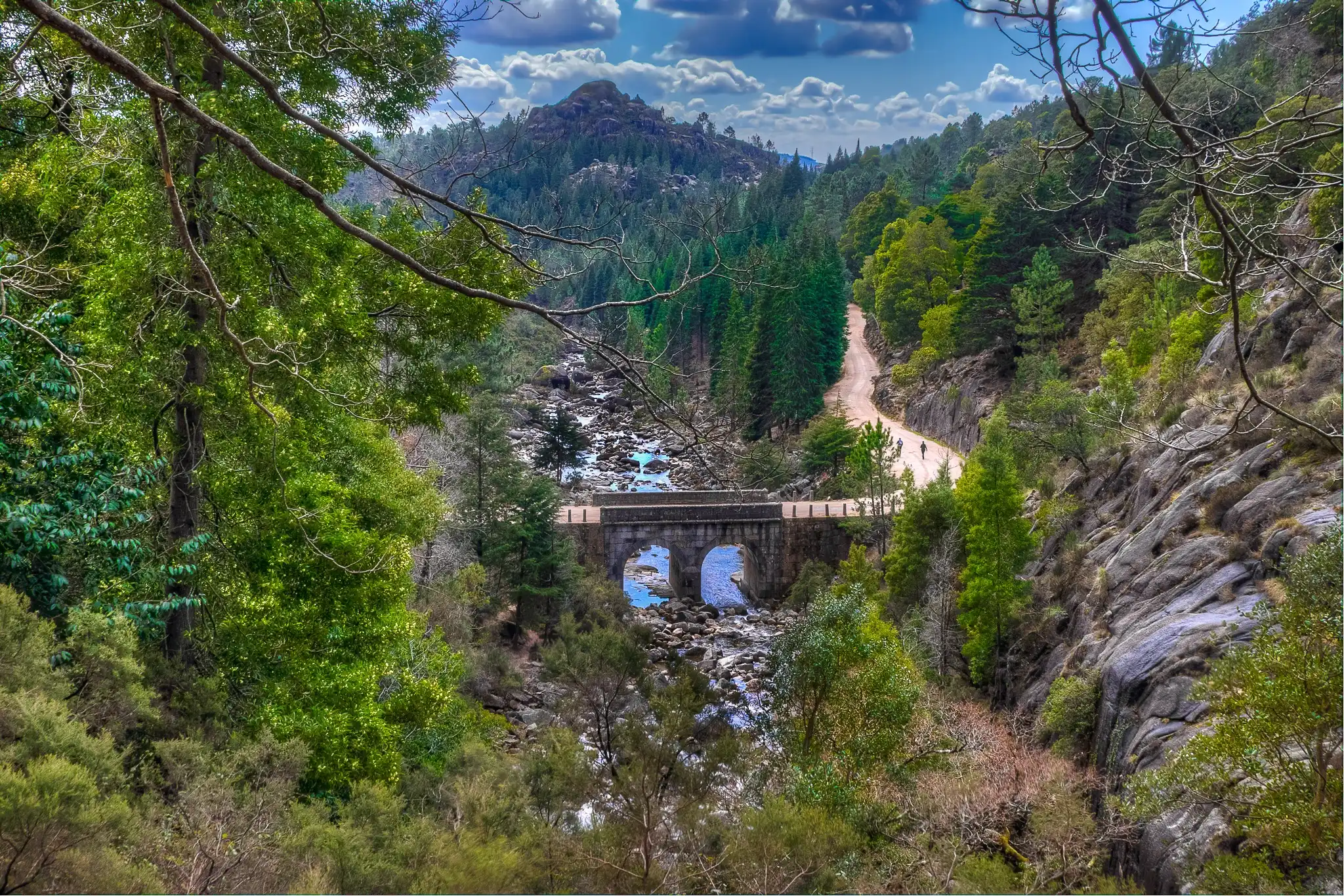 Photographie de la nature du parc national de Peneda-Gerês.